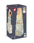 Janod Pyramide 6 cubes - Collection Pure