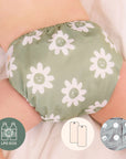 La Petite Ourse Couche lavable Tout-en-un Couches lavables La Petite Ourse Fleurs
