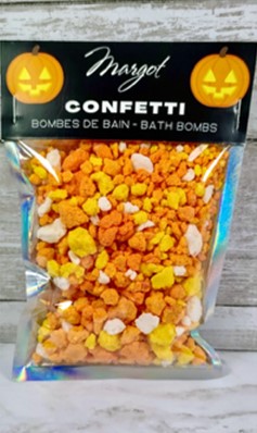 Margot Confettis de bain - Édition Halloween 2025 Soins corporels Margot Citrouille