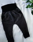 O'vole Pantalon sarouel évolutif unisexe 6 à 36 mois - Collection Automne Hiver Vêtements Créations Ovole Jeans Noir