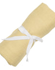 Perlimpinpin Doudou en mousseline de coton Dodo Perlimpinpin Jaune citron