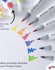 DeSerres Ensemble 6 marqueurs alcool à double pointe couleurs primaires Éducation DeSerres