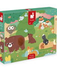Janod Casse-tête tactile géant La forêt 20 pièces Jouets Janod
