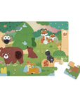 Janod Casse-tête tactile géant La forêt 20 pièces Jouets Janod