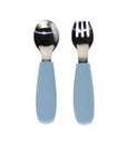 Micasso & Co Silicone and Metal Spoon and Fork Set