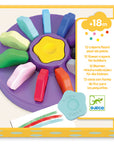 Djeco Crayons fleurs pour les petits Jouets Djeco