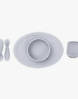 EZ PZ Premier ensemble repas en silicone Alimentation EZ PZ Gris nordique