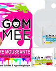GOM-MEE Boite cadeau Peinture nettoyante moussante Soins corporels Gom-Mee Rose