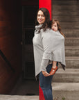 Gustine Cape de portage pour porte-bébé Portage Gustine baby carrier Petit-grand Gris