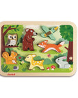 Janod Casse-tête de bois Chunky Jouets Janod Forêt