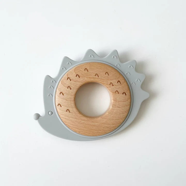 Jululu jouet de dentition en bois Jouets Jululu Hérisson gris
