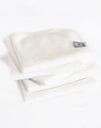 La Petite Ourse Lingettes lavables petites débarbouillettes Bain La Petite Ourse Blanc