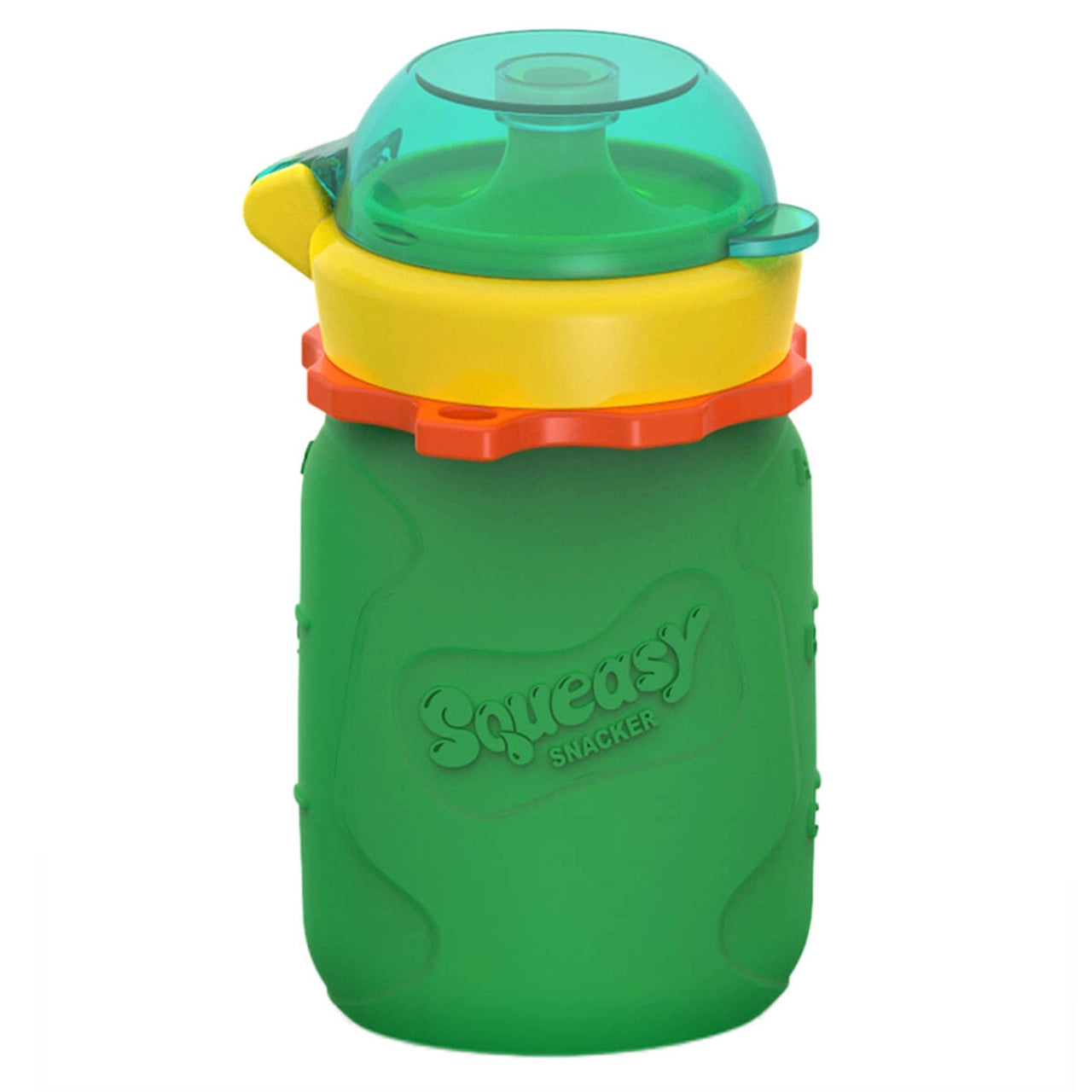 Squeasy Pochette à collation Alimentation Squeasy Vert 3.5 onces
