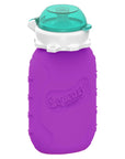 Squeasy Pochette à collation Alimentation Squeasy Mauve 6 onces