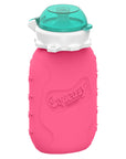 Squeasy Pochette à collation Alimentation Squeasy Rose 6 onces