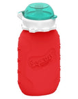 Squeasy Pochette à collation Alimentation Squeasy Rouge 6 onces