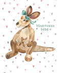 Stéphanie Renière Carte de souhait Bienvenue bébé Accessoires Stéphanie Renière Karelle