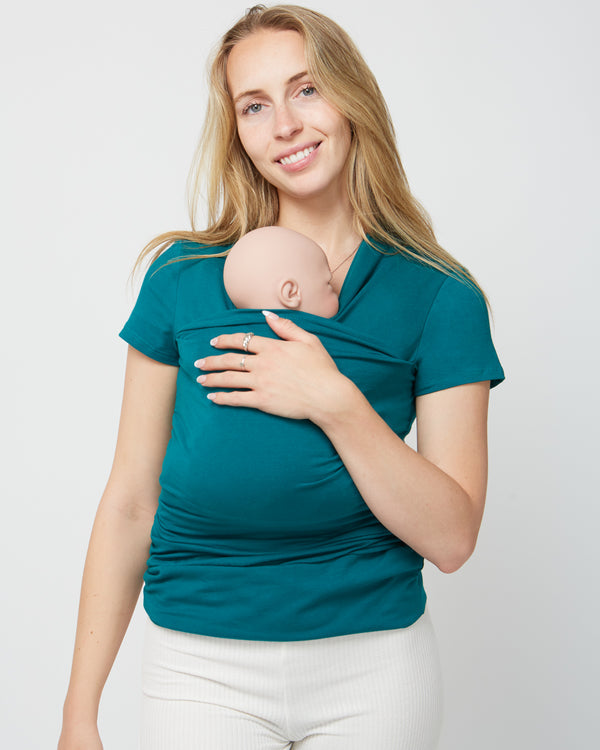 Umana Vija Design Chandail Peau-à-Peau portage et allaitement Portage Umana Petit Jade