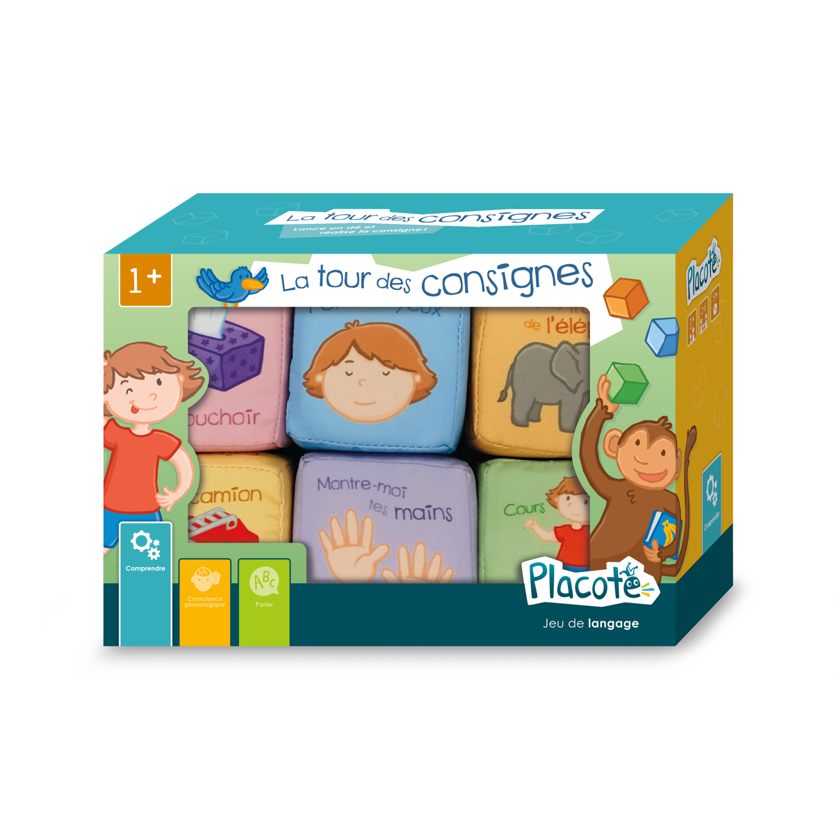 Placote La tour des consignes Jouets Placote : Jeux de langage