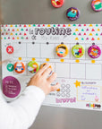 Minimo Tableau Ma routine quotidienne Éducation Minimo Playful Motivation Ludique