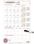 Minimo Organisateur Familial hebdomadaire Vertical Éducation Minimo Playful Motivation Ludique Vertical