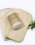 Öko Créations Lingettes de coton biologique Bain Öko Créations Ensemble de 4