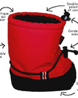 Sherpa Canada Bottes Chic-Chocs 18-24 mois Vêtements Sherpa Canada Rouge