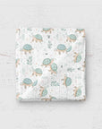 Bébé Ô Chaud Couverture en mousseline de bambou Dodo Bébé Ô Chaud Tortues