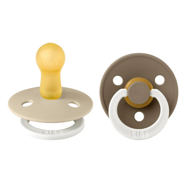 Bibs Suces Original en Duo 0-6 mois Accessoires Bibs Vanilla Glow / Dark Oak Glow