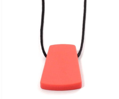 Bulle bijouterie collier à mordiller pour enfants Accessoires Bulle bijouterie Géo rouge  
