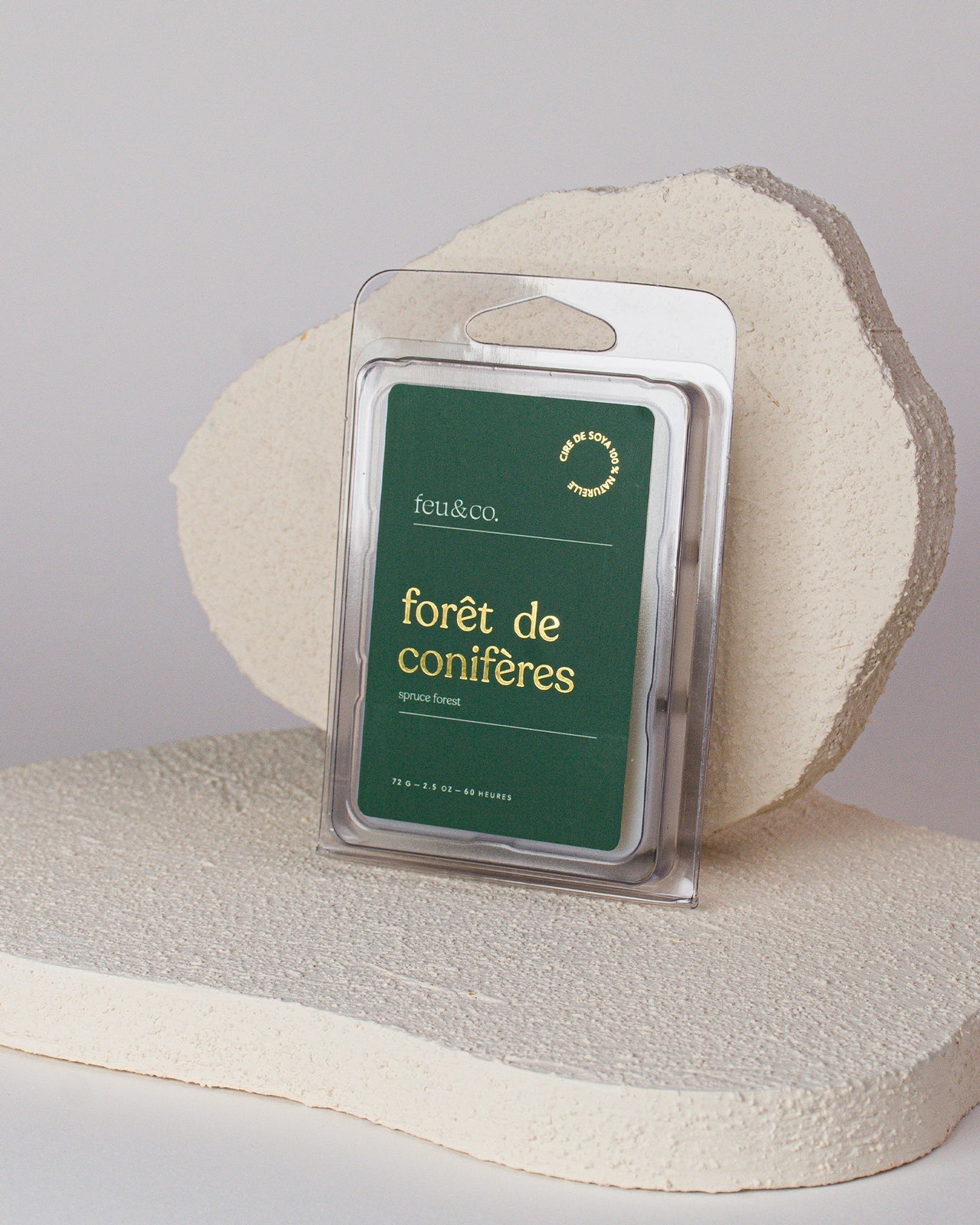 Feu&Co Pastilles de cire de soya pour diffuseur Maison Feu&Co Forêt de conifères