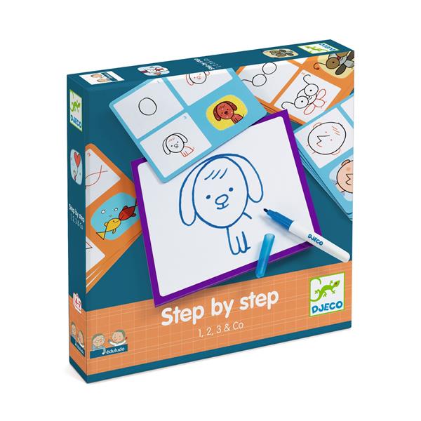 Djeco Apprendre à dessiner étape par étape Jouets Djeco   