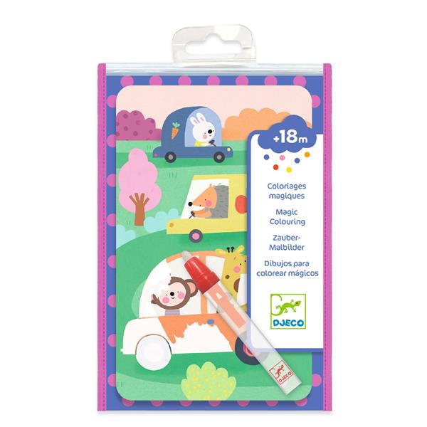 Djeco Coloriages magiques En route Jouets Djeco