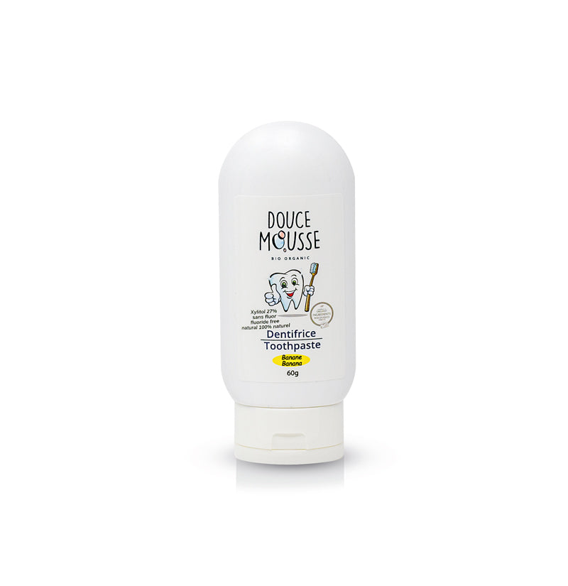 Douce Mousse Dentifrice Soins corporels La Coursière Bio Banane 60g  