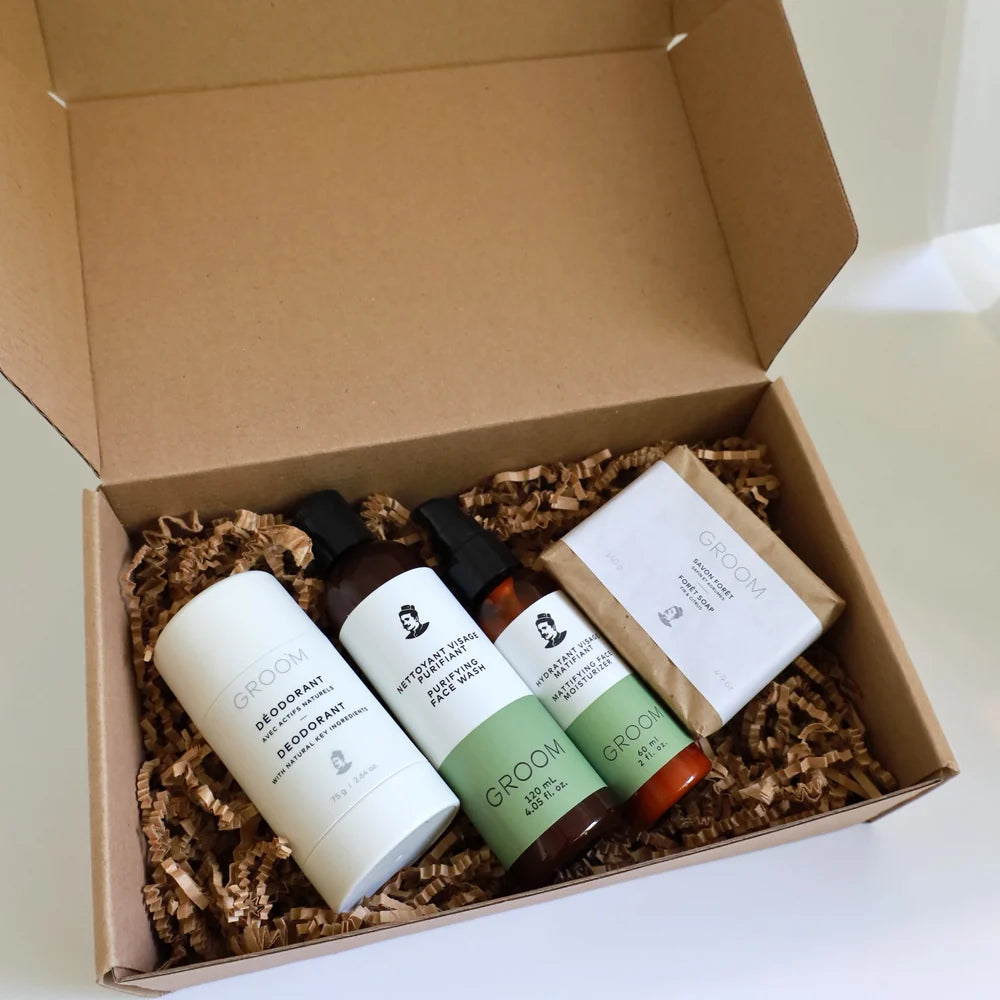 GROOM Coffret découverte pour le corps et le visage Soins corporels GROOM