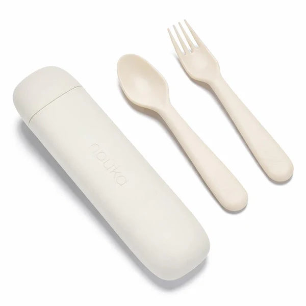 Noüka Ustensiles avec Étui de Transport en Silicone