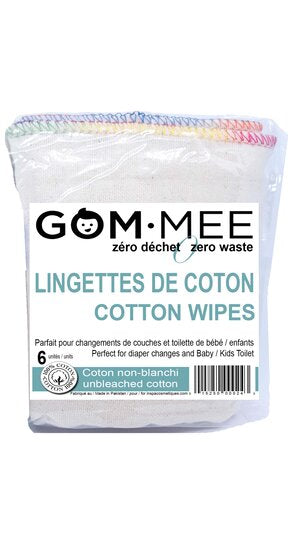 Gom-mee Lingettes de coton