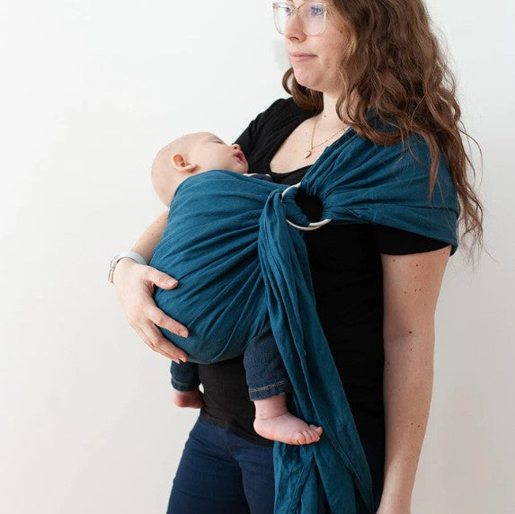 Gustine Écharpe à anneaux Ring sling Portage Gustine baby carrier Sérénité