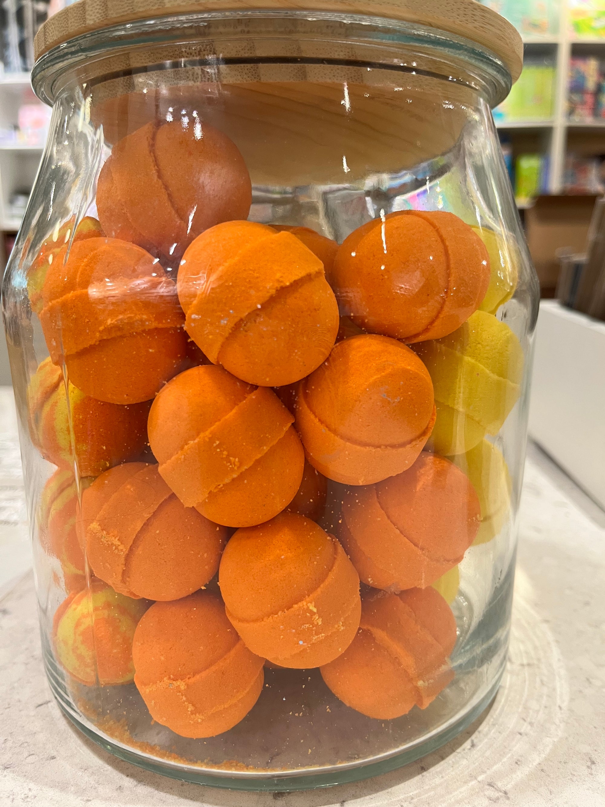 Vrac Margot Bombe de bain Soins corporels Margot Pêche - Orange