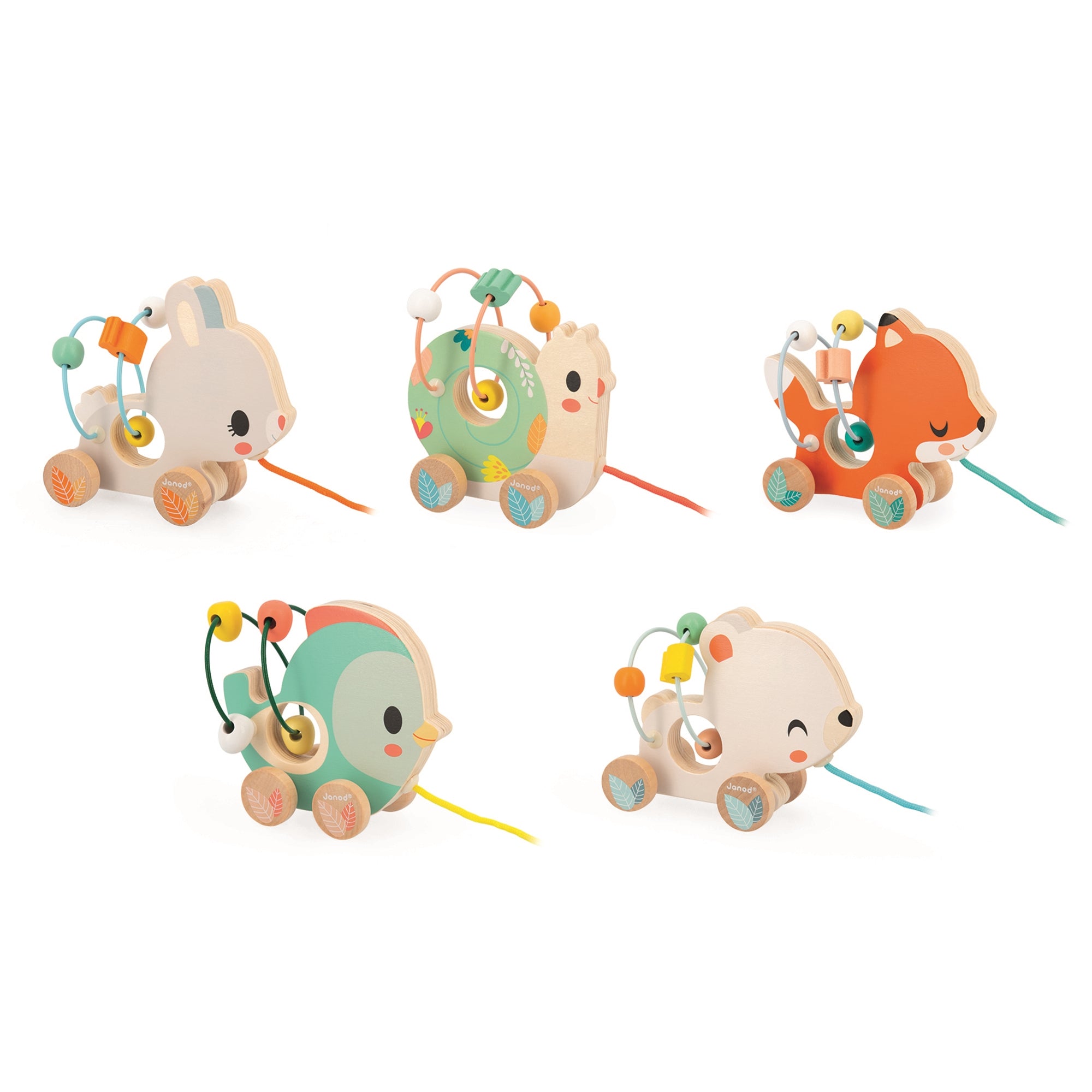 Janod Looping Animaux à promener Jouets Janod Escargot