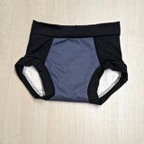 Joka Bébé Culotte de propreté de nuit Couches lavables Joka Bébé Grand Noir et bleu jeans