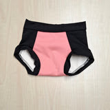 Joka Bébé Culotte de propreté de nuit Couches lavables Joka Bébé Grand Noir et rose pâle