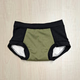 Joka Bébé Culotte de propreté de nuit Couches lavables Joka Bébé Grand Noir et vert forêt