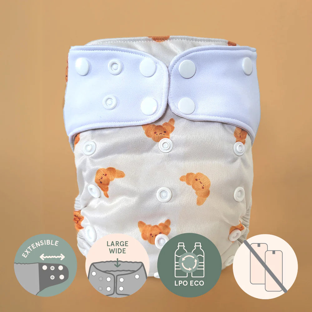 La Petite Ourse Évolution Couche lavable à poche ( sans insert ) Couches lavables La Petite Ourse Croissant