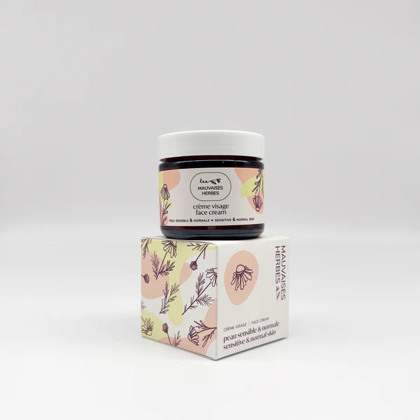 Les Mauvaises Herbes Crème visage camomille Soins corporels Les Mauvaises Herbes