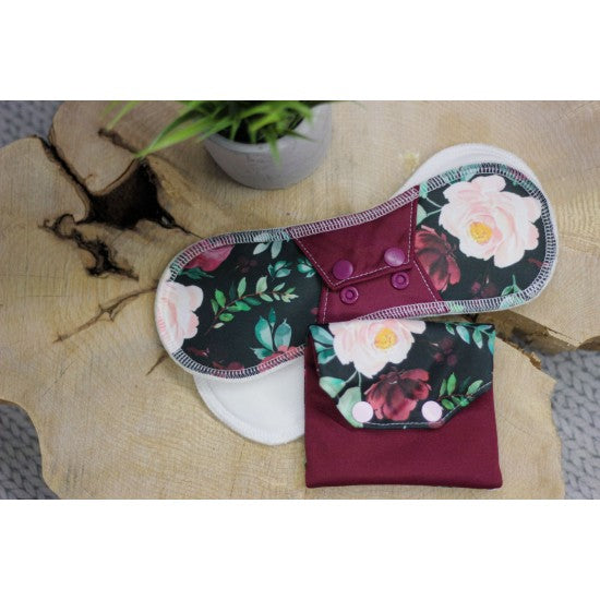 Lya Serviette hygiènique Régulière Accessoires Lya Fleur mauve