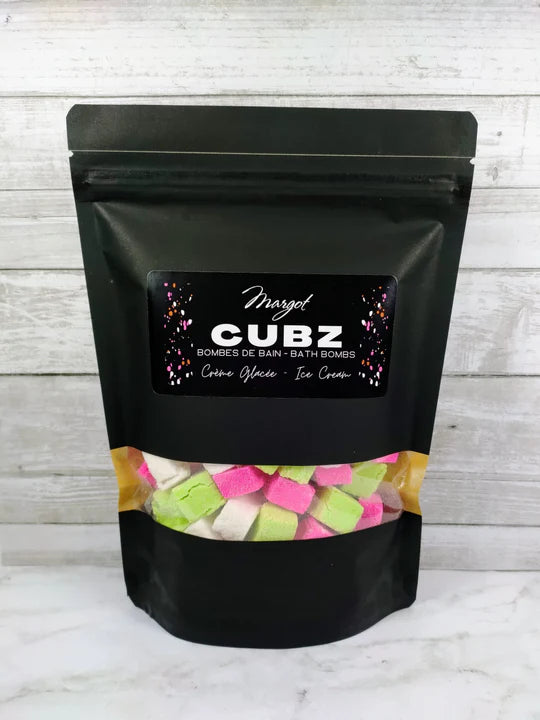 Margot Cubz effervescents pour le bain Soins corporels Margot Crème glacée  