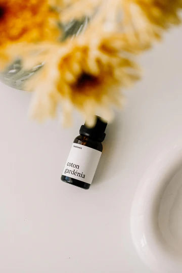 Marée Chandelles Fragrance pour balle de séchage et diffuseur électrique Soins corporels Marée Chandelles Coton &amp; gardenia