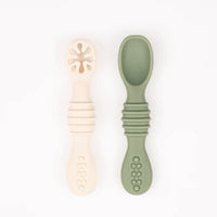 Micasso &amp; Co Silicone learning spoons for babies
