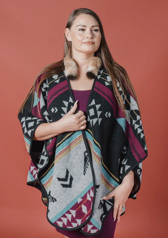 Mini Tipi Châle écoresponsable pour femme